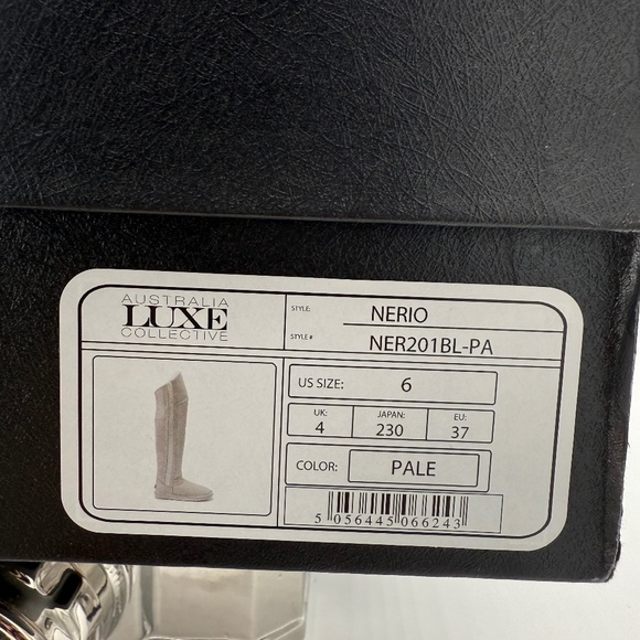 Australia Luxe Co. Nerio over the knee leather and shearling boots. Size 6 - Picture 1 of 7